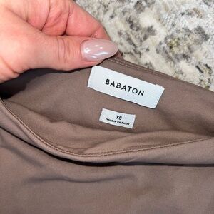 Contour Squareneck Longsleeve Mini Dress XS Brown